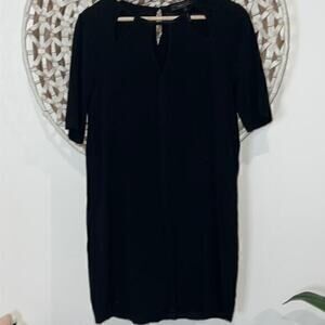 BCBGMAXAZRIA Black short sleeve dress size xsmall